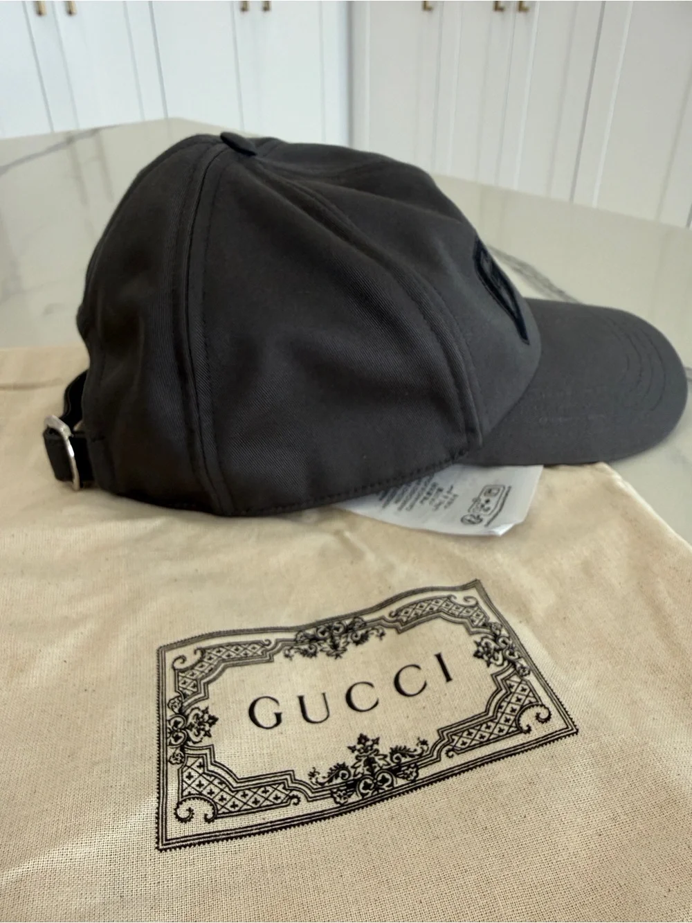 Gucci Logo Embroidered Baseball Hat